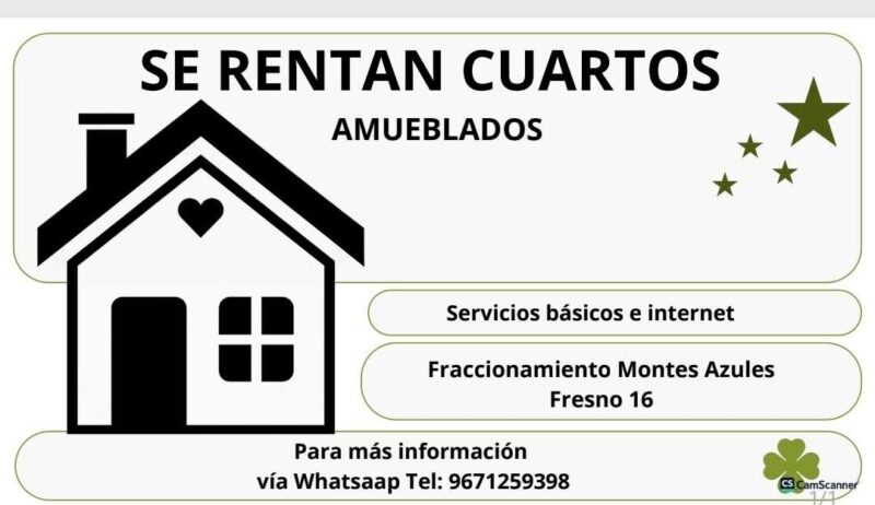 Cuartos Amueblados